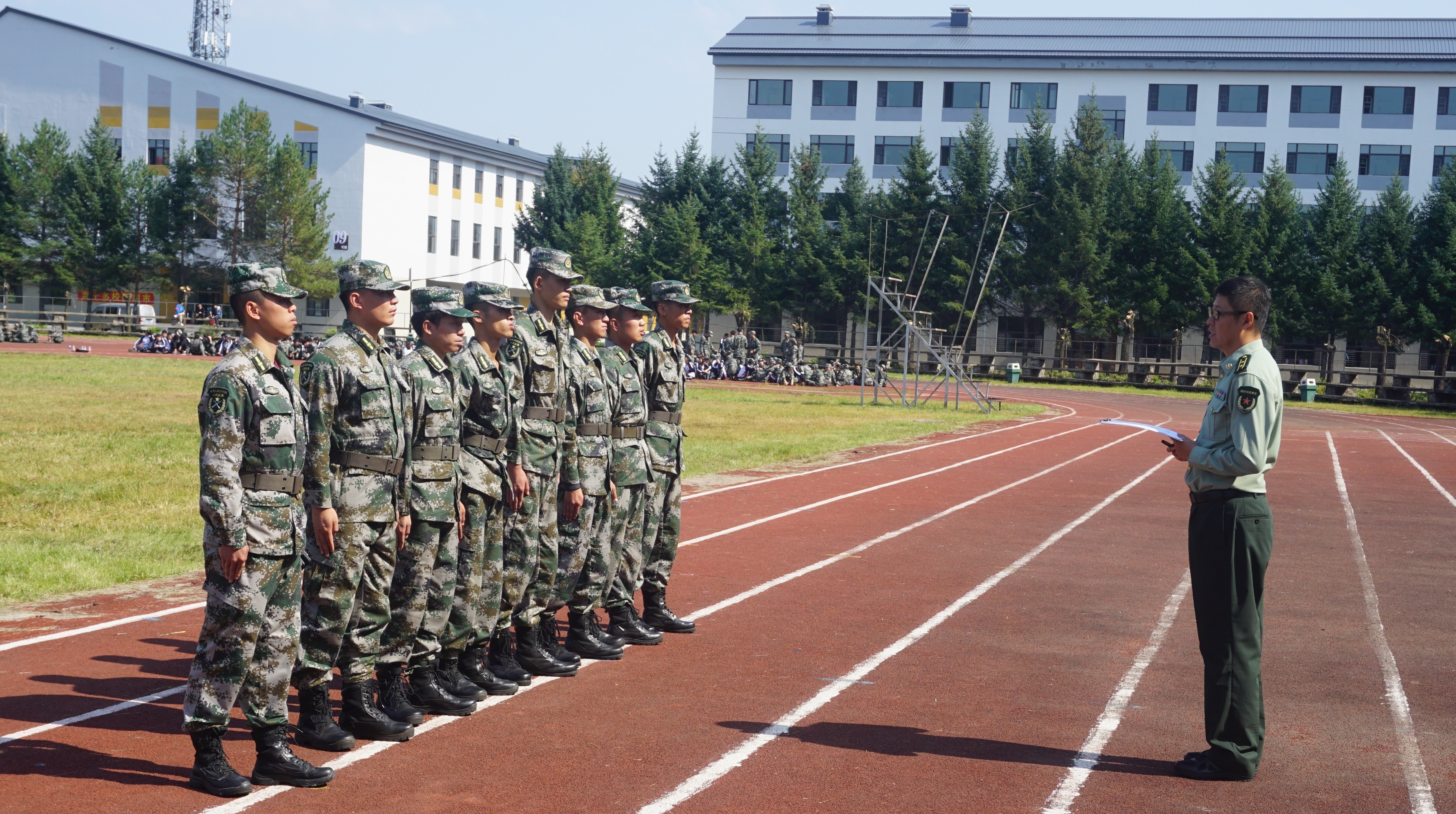黑龙江省军区学生军训工作办公室到校开展2018年自训高校军训教官岗前考核