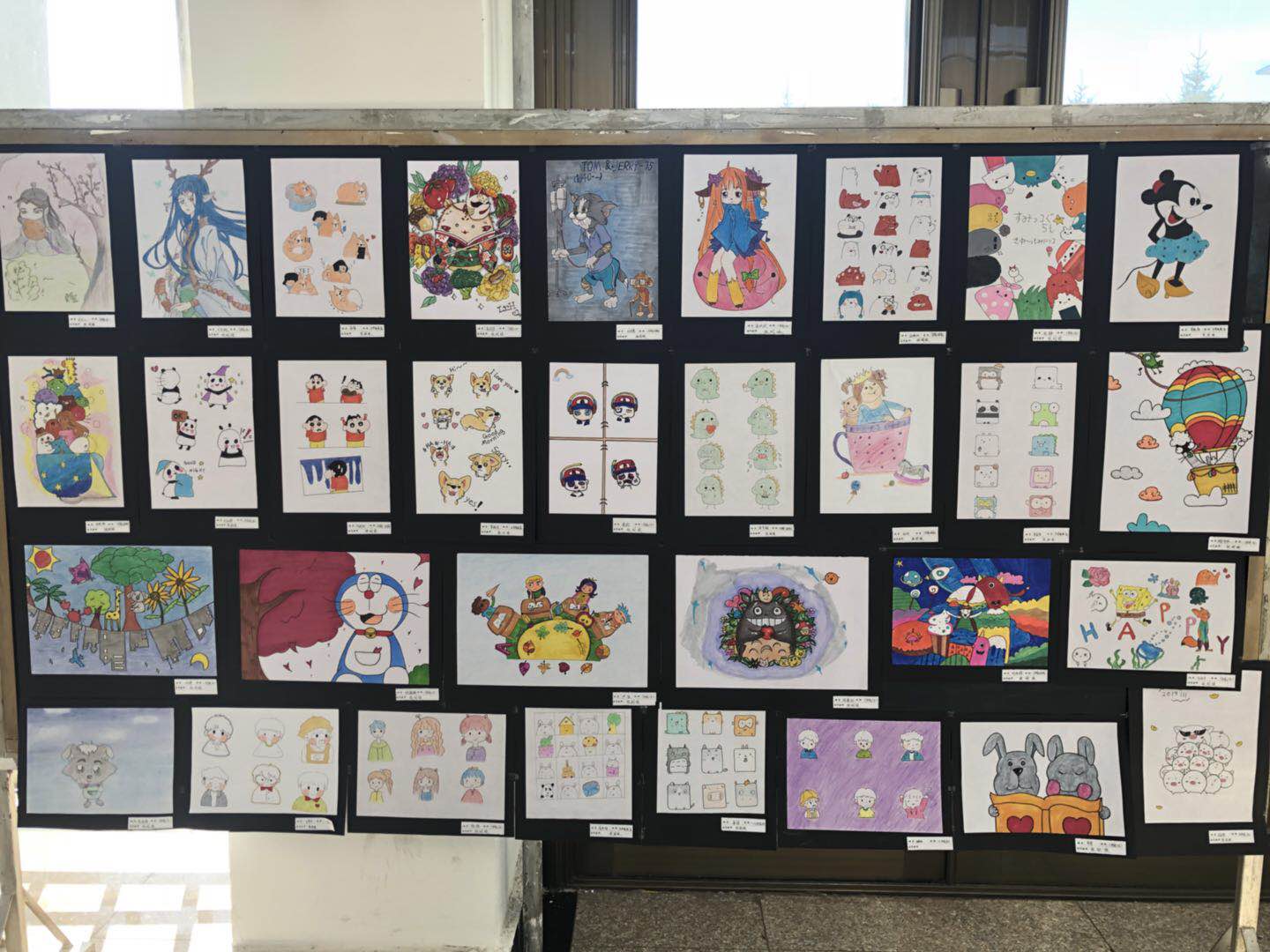 师范学院学前教育专业学生职业技能大赛系列活动报道之一---儿童画比赛