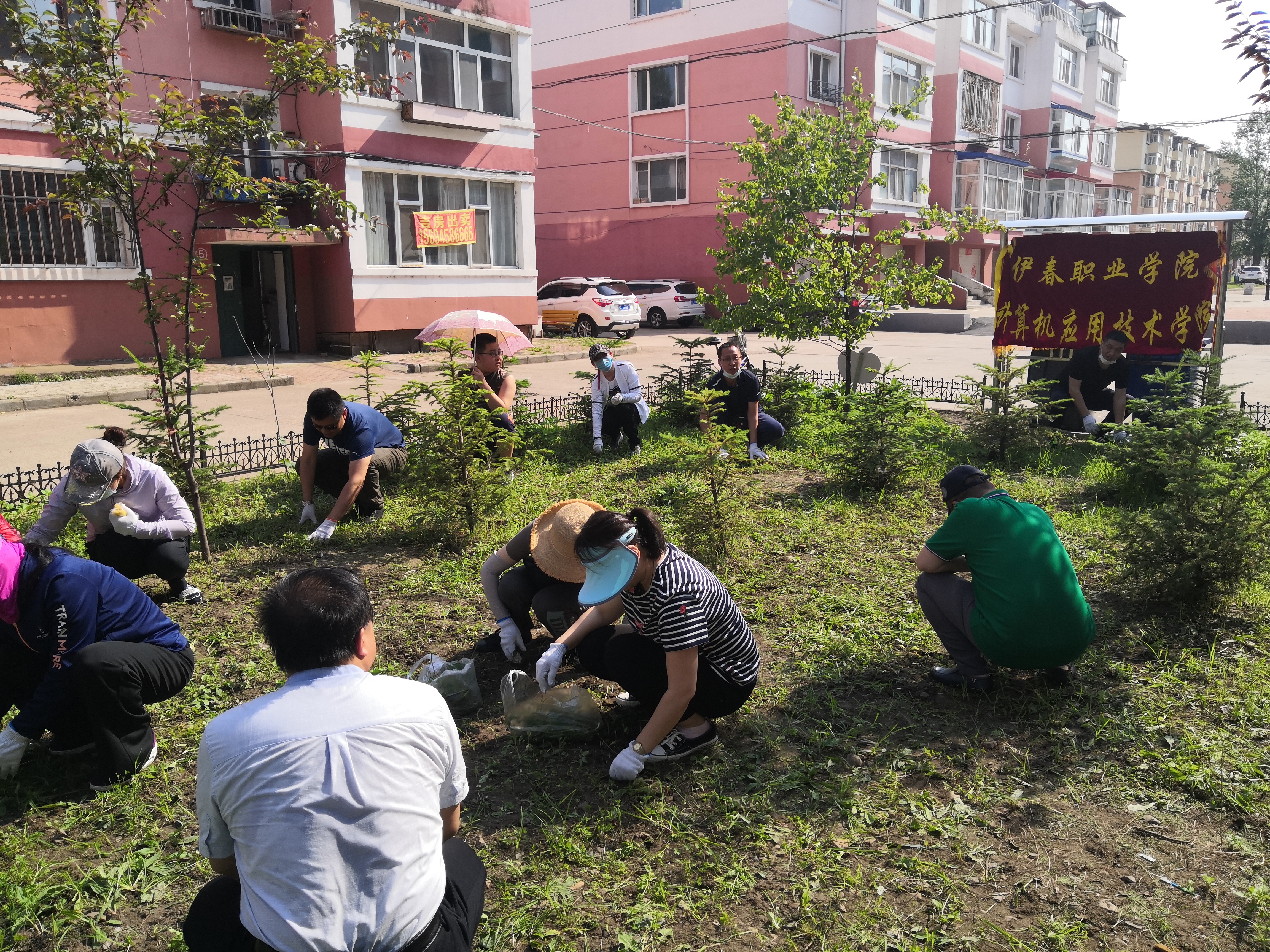 计算机应用技术学院党支部志愿活动