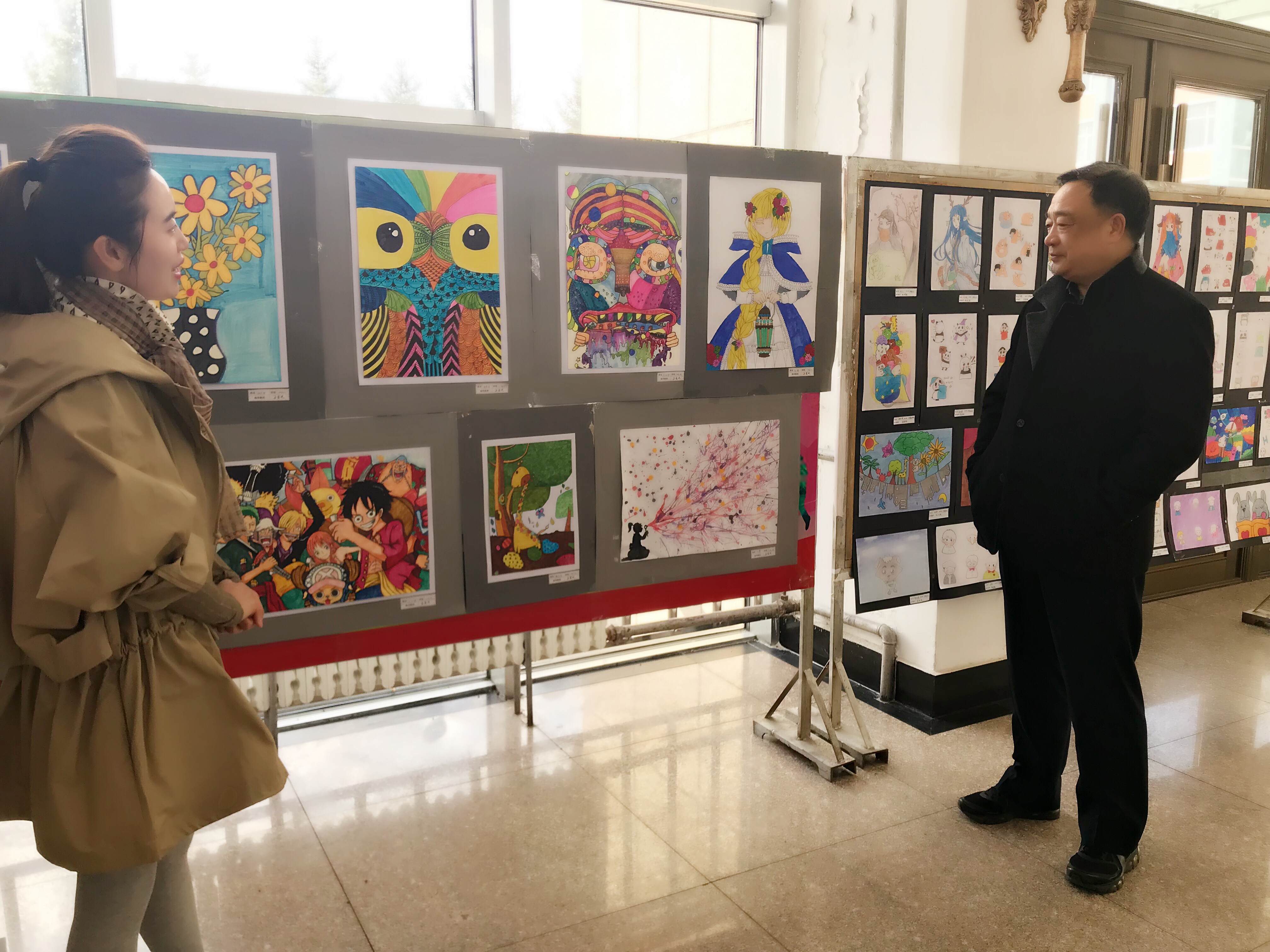 师范学院学前教育专业学生职业技能大赛系列活动报道之一---儿童画比赛