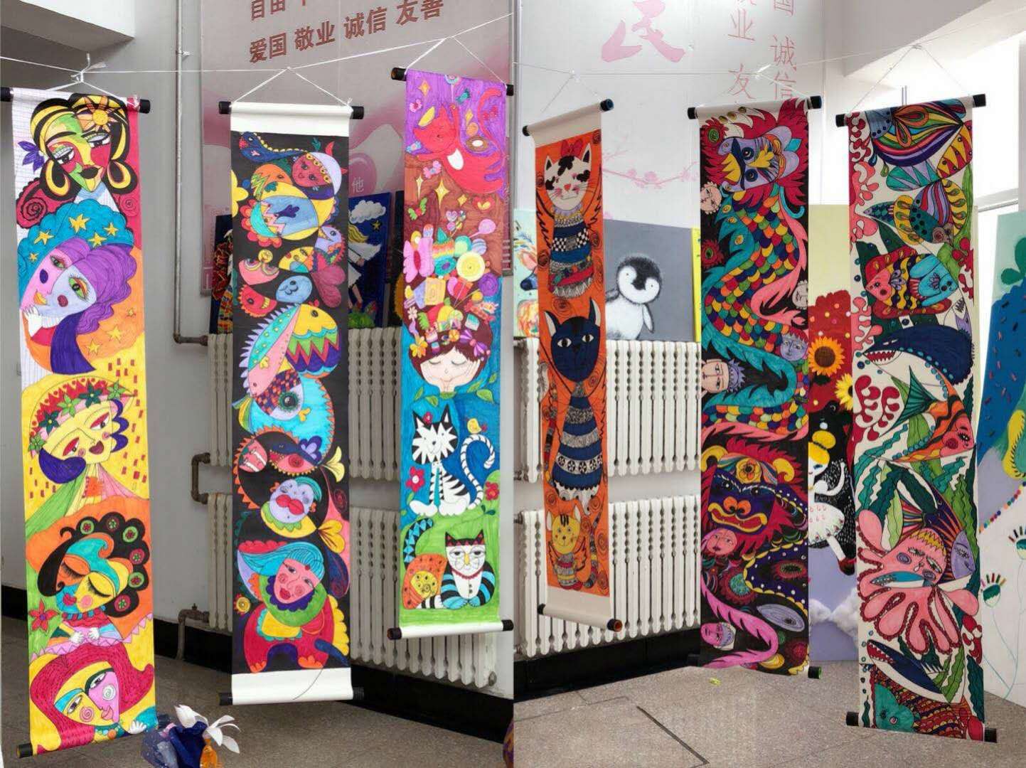 师范学院学前教育专业职业教育周活动之一幼儿园美术手工作品展圆满结束