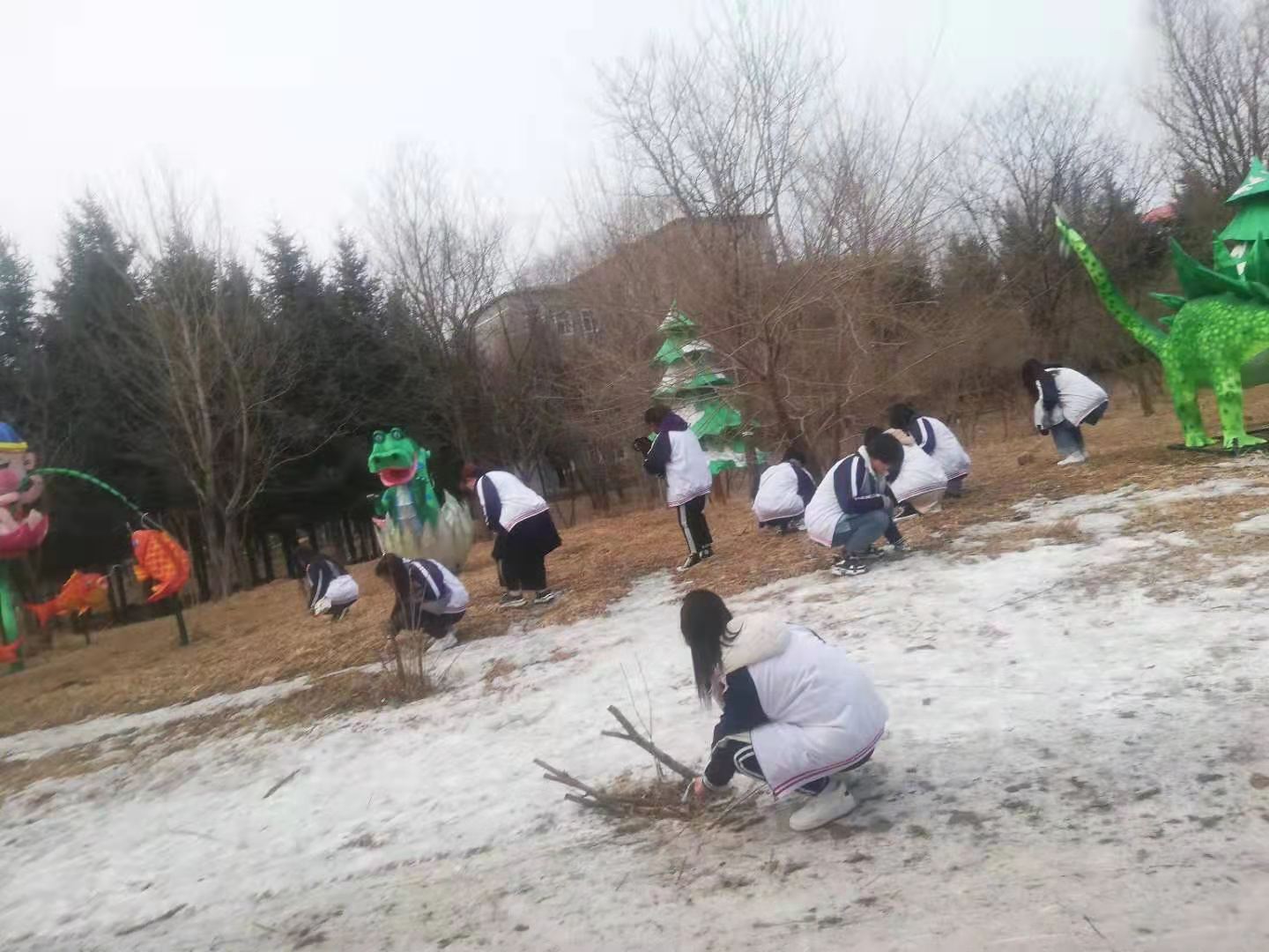 伊春职业学院3.5学习雷锋团活